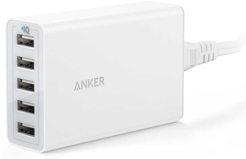 

Сетевое зарядное устройство Anker PowerPort 5 A2124L22 (White)