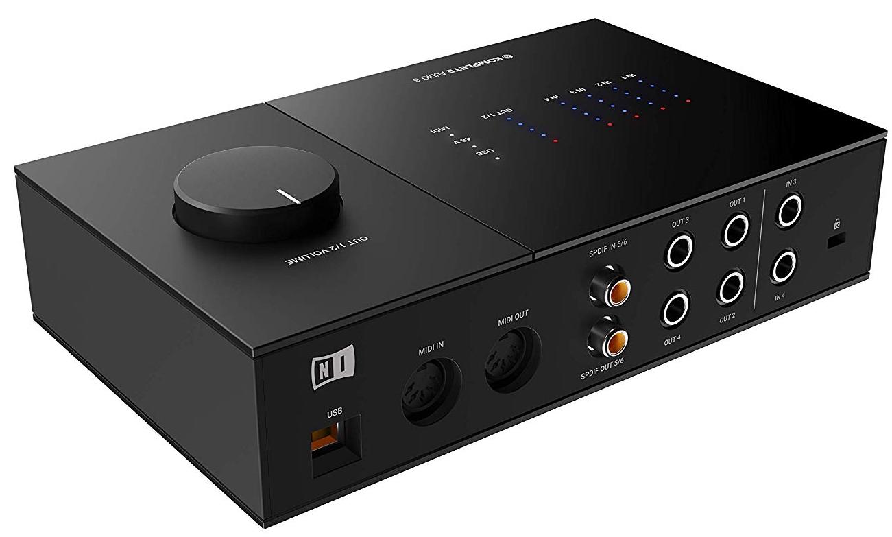 Аудиоинтерфейс Native Instruments Komplete Audio 6 MK2 (Black) купить в интернет-магазине icover