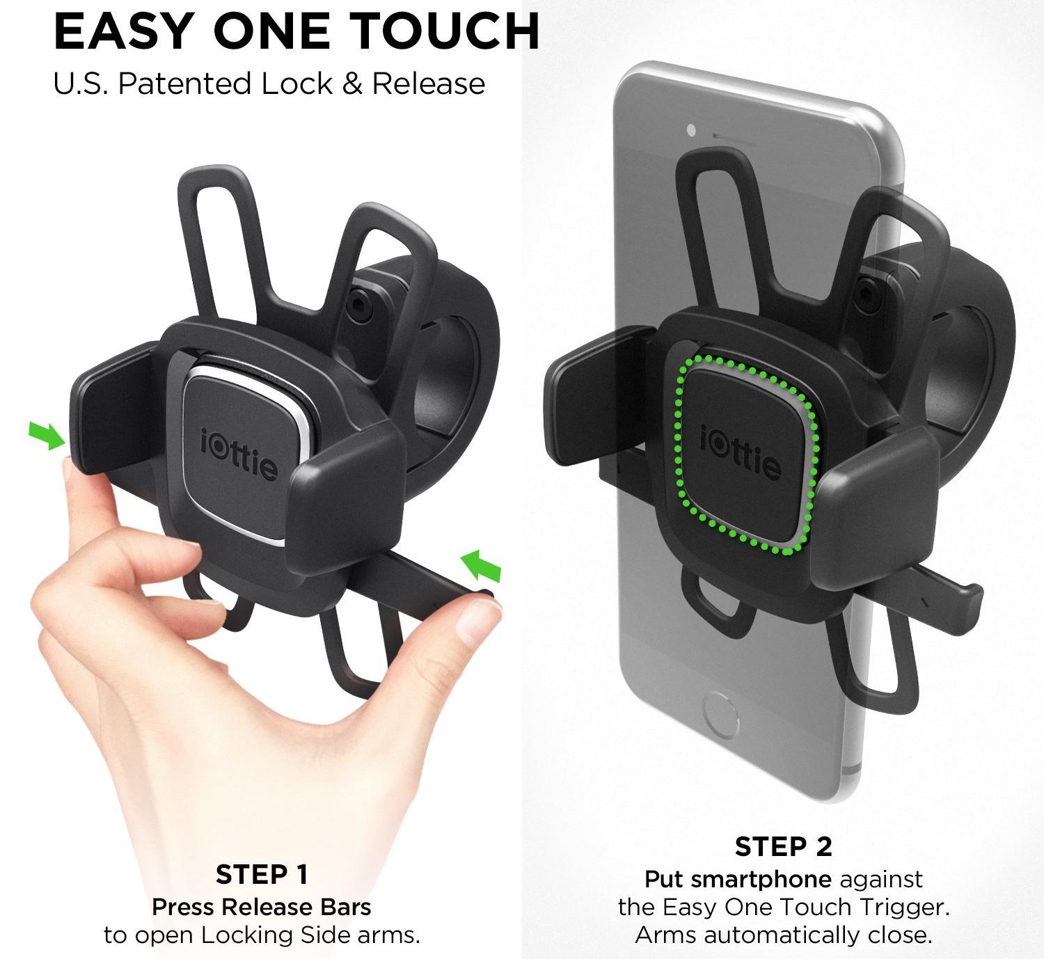 Купить велосипедный держатель iOttie Easy One Touch 4 Bike Mount (Black) в  Москве в каталоге автодержателей с доставкой. Характеристики, цены в  интернет-магазине iCover.