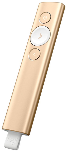 Презентер Logitech Spotlight Bluetooth 910-004862 (Gold) купить в интернет-магазине icover