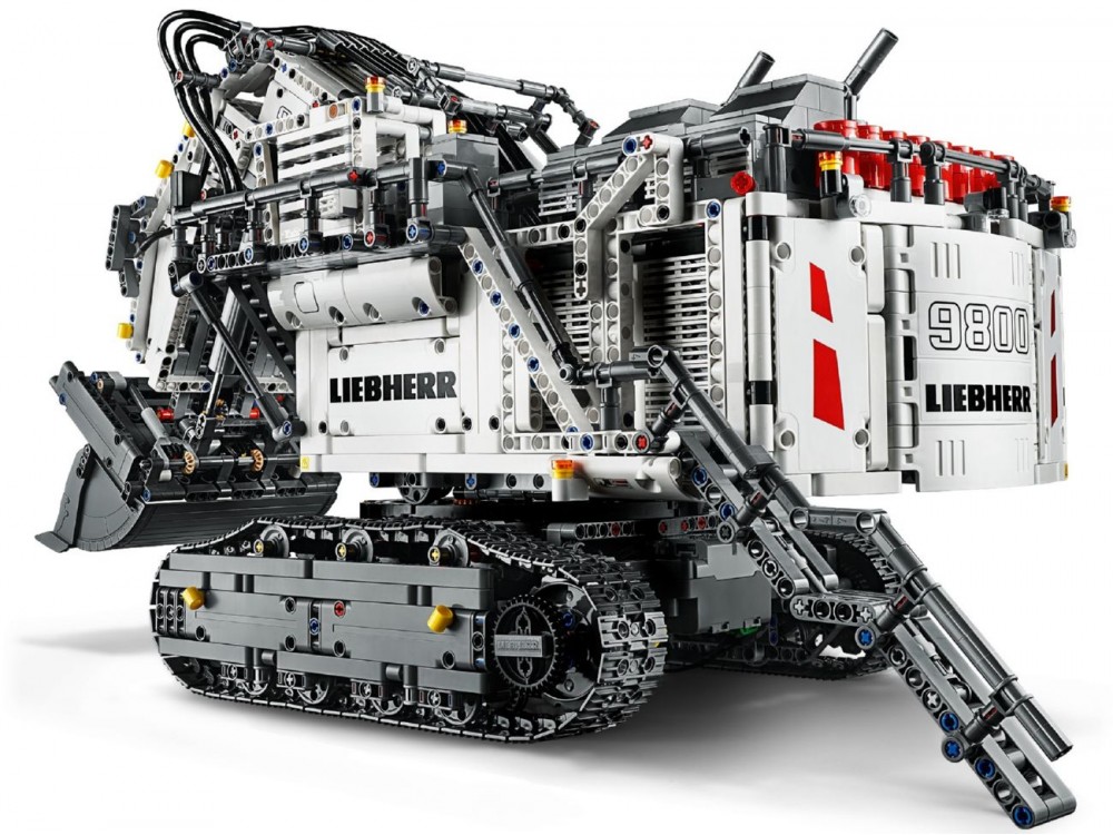 Lego Technic Liebherr R 9800 Excavator 42100 White LEGO iCover