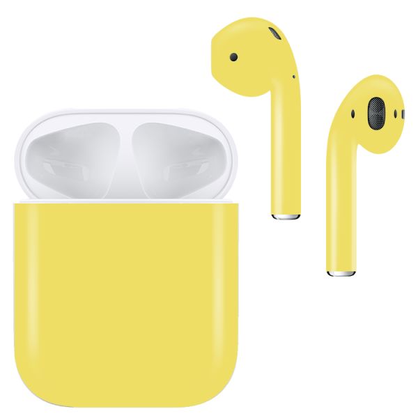 

Наушники Apple AirPods Color 2 в футляре с беспроводной зарядкой (Matte Yellow)