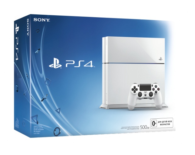 Sony PlayStation 4 500Gb (White) CUH-1208A - игровая приставка купить в интернет-магазине icover