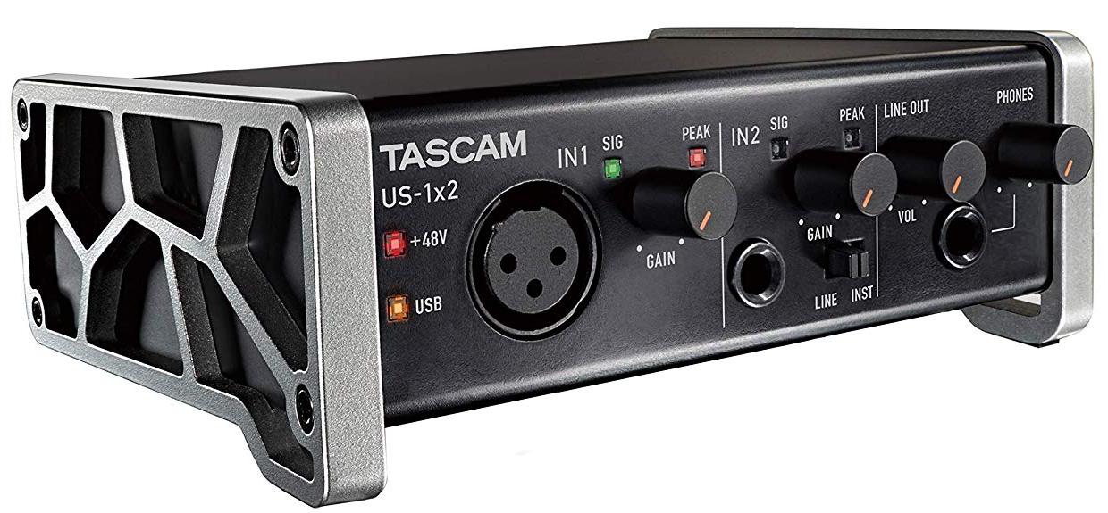 

Внешняя звуковая карта Tascam US-1x2 (Black), US-1x2