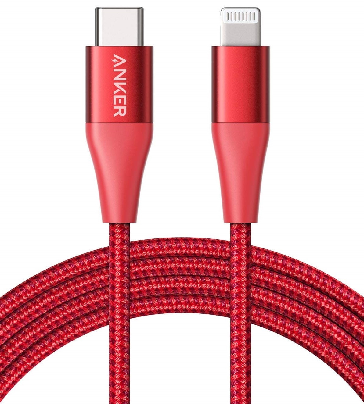 

Кабель Anker PowerLine+ II (A8652H91) USB-C/Lightning 0.9m (Red)