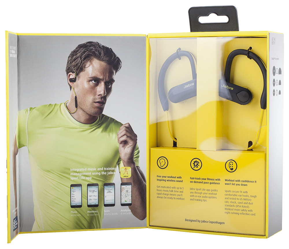 Беспроводная гарнитура Jabra Sport Pace Wireless (Lime) купить в интернет-магазине icover