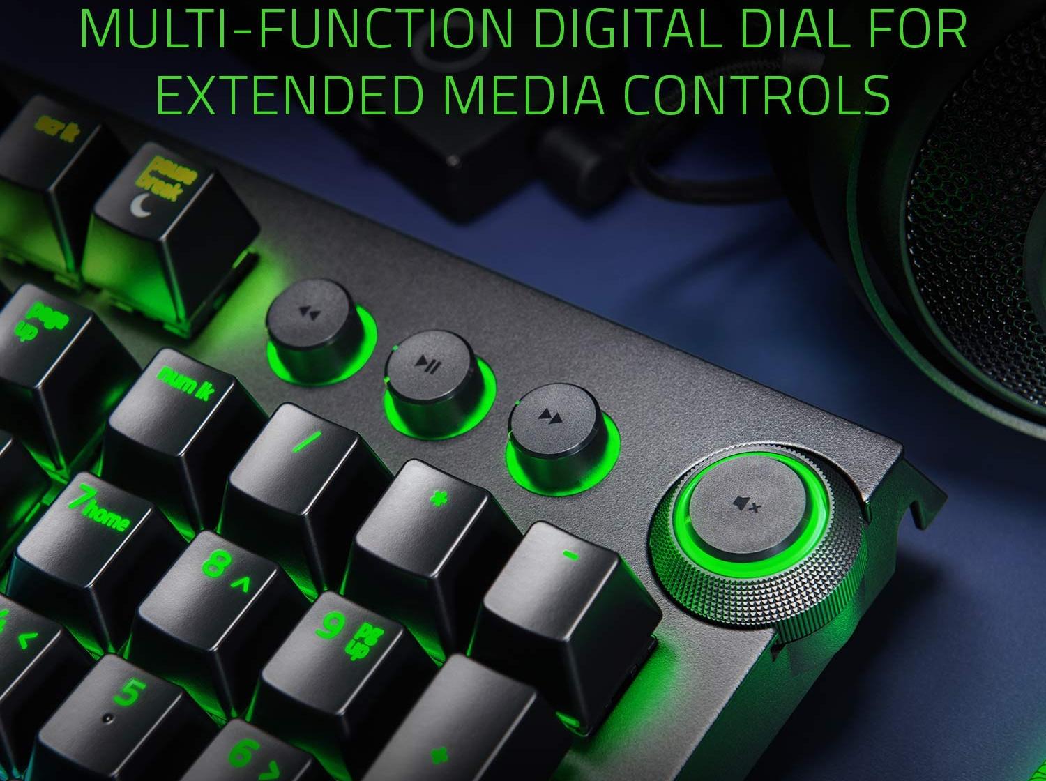 razer blackwidow green mechanical switch gaming keyboard