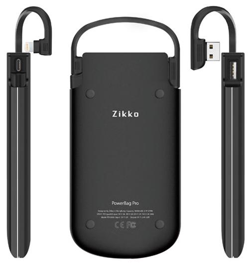 Внешний аккумулятор Zikko PowerBag 6000 (Black) купить в интернет-магазине icover