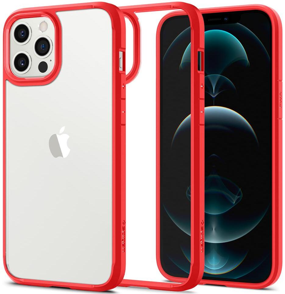 

Чехол-накладка Spigen Ultra Hybrid (ACS01704) для iPhone 12/ iPhone 12 Pro (Red)