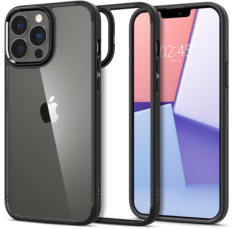 Купить чехол Spigen Ultra Hybrid (ACS03262) для iPhone 13 Pro (Matte Black)  1194275 в Москве в каталоге чехлов-накладок для смартфонов с доставкой.  Характеристики, цены в интернет-магазине iCover.