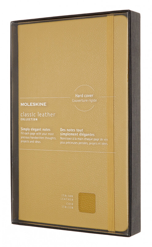 

Блокнот Moleskine Leather Limited Edition Large (LCLH31HM17BOX) в линейку (Yellow)