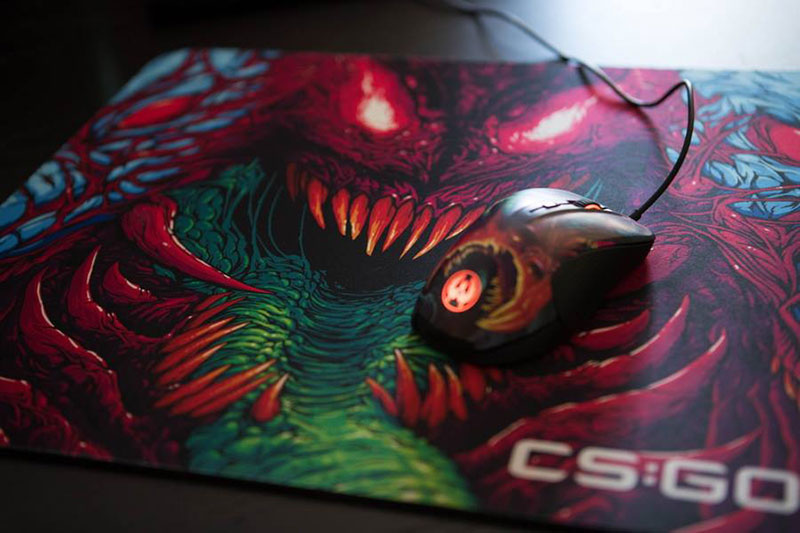 mousepad steelseries hyper beast