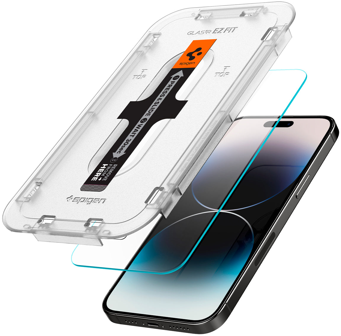 Купить защитное стекло Spigen Glas.tR EZ Fit 2 Pack (AGL05214) для iPhone  14 Pro (Transparency) в Москве в каталоге защитных стекол для телефонов с  доставкой. Характеристики, цены в интернет-магазине iCover.