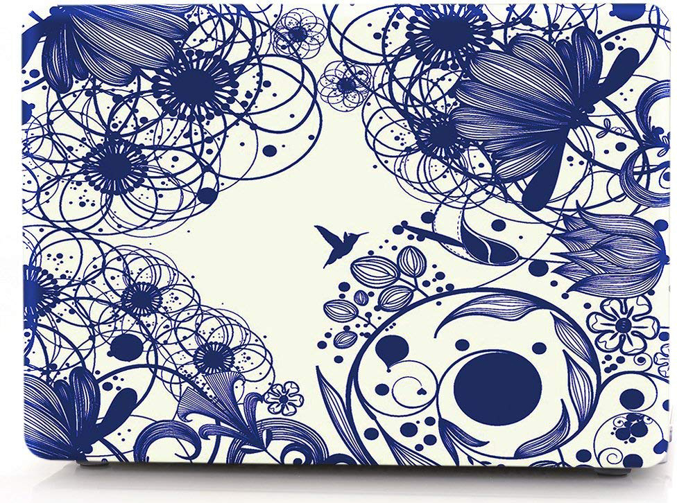 

Накладка i-Blason Cover для MacBook Pro 15 A1707 (Blue Line Flowers)