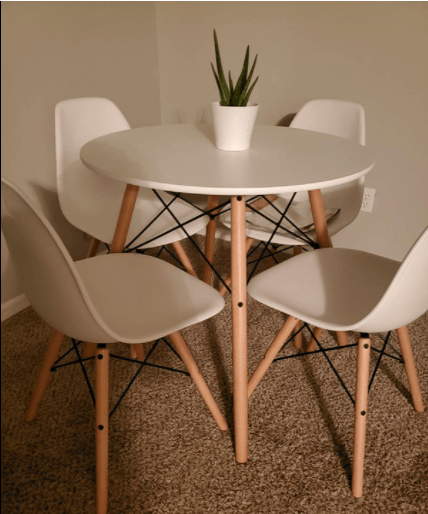 Стол обеденный RIDBERG DSW EAMES 70x75 см (White) купить в интернет-магазине icover