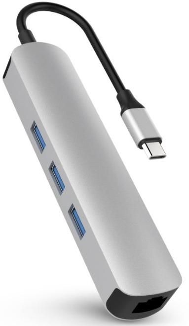 

USB-хаб HyperDrive 6-in-1 USB-C (Silver)