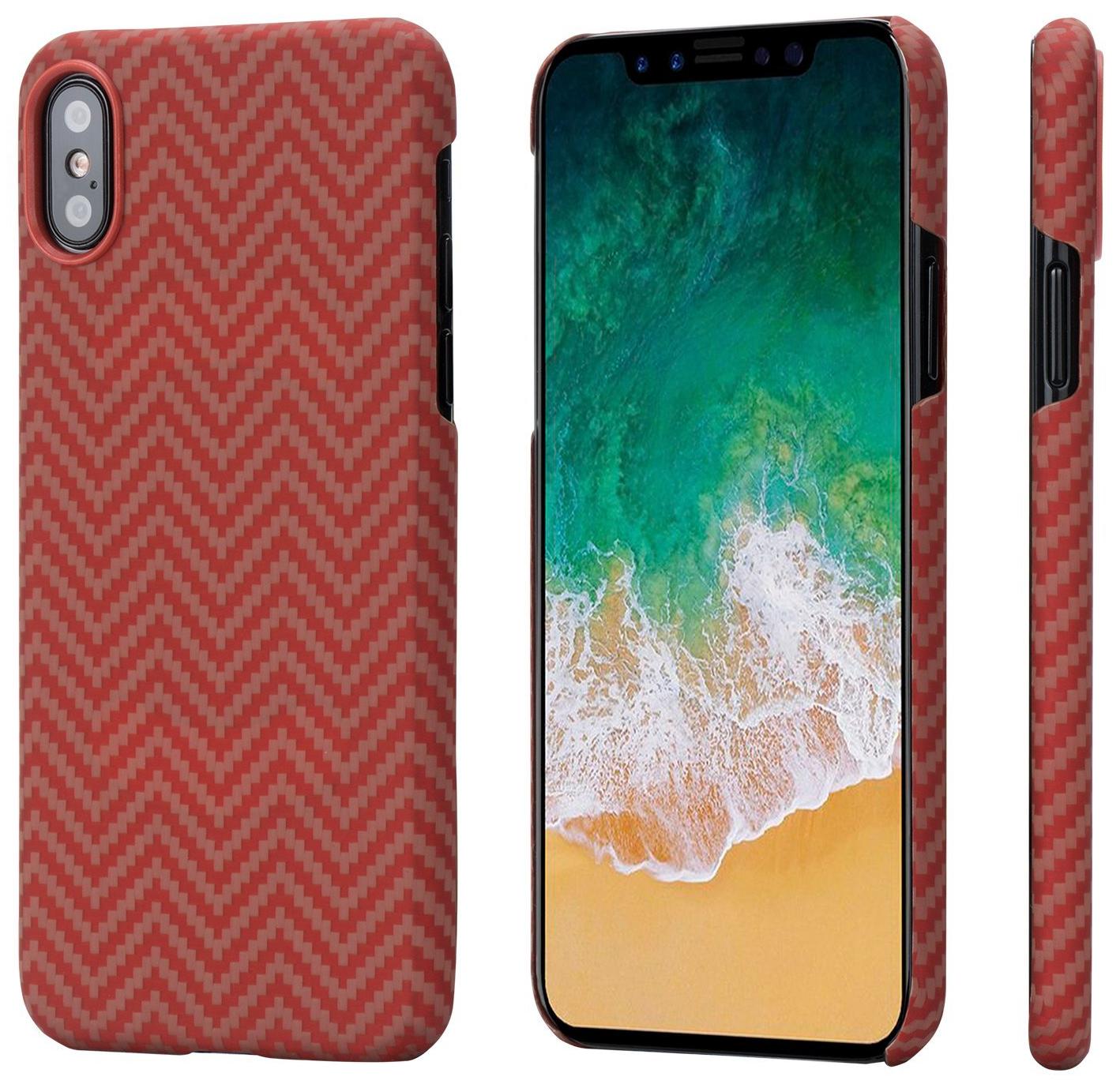 Купить чехол Pitaka MagCase для Apple iPhone X (Red/Orange) 973528 в Москве  в каталоге чехлов-накладок для смартфонов с доставкой. Характеристики, цены  в интернет-магазине iCover.