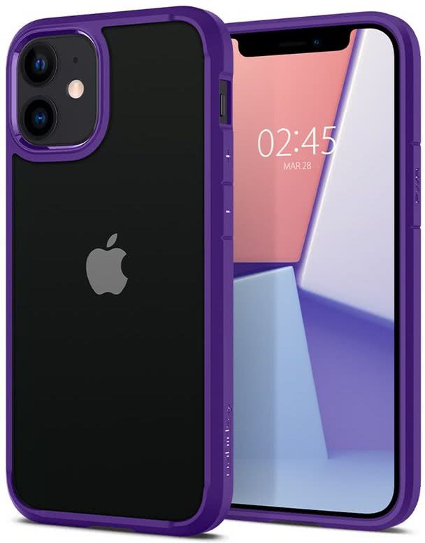 

Чехол-накладка Spigen Crystal Hybrid (ACS01544) для iPhone 12 mini (Purple)