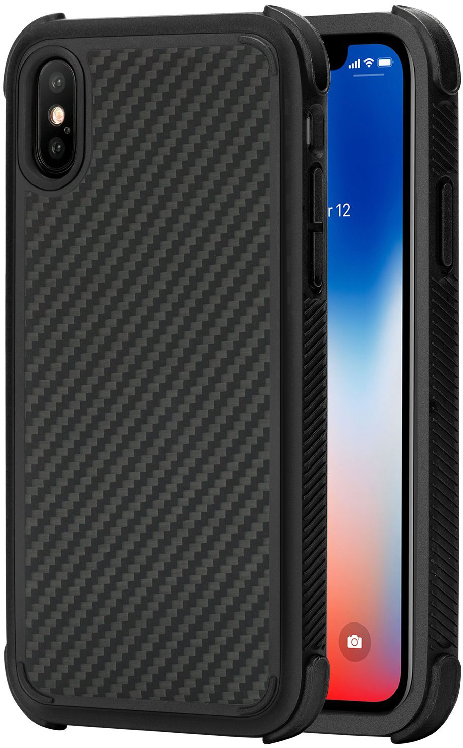 

Чехол Pitaka MagCase Pro для Apple iPhone X (Black/Grey Twill)