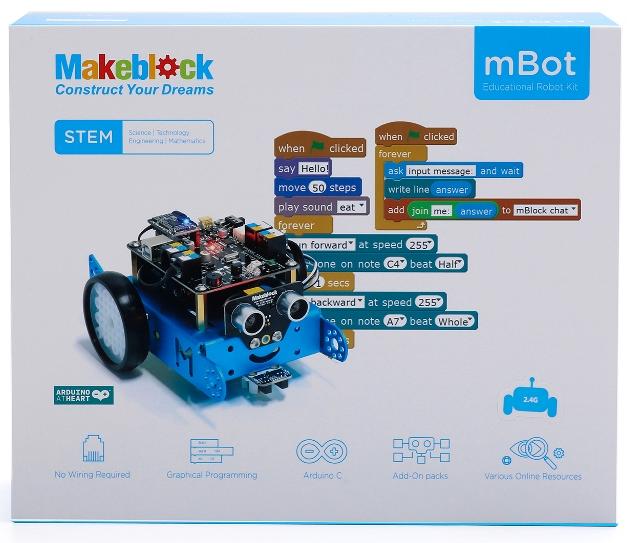 

Программируемый конструктор Makeblok mBot V1.1 (Blue)