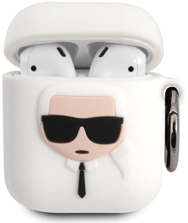 

Чехол Karl Lagerfeld Silicone Case (KLACCSILKHWH) для AirPods (White)