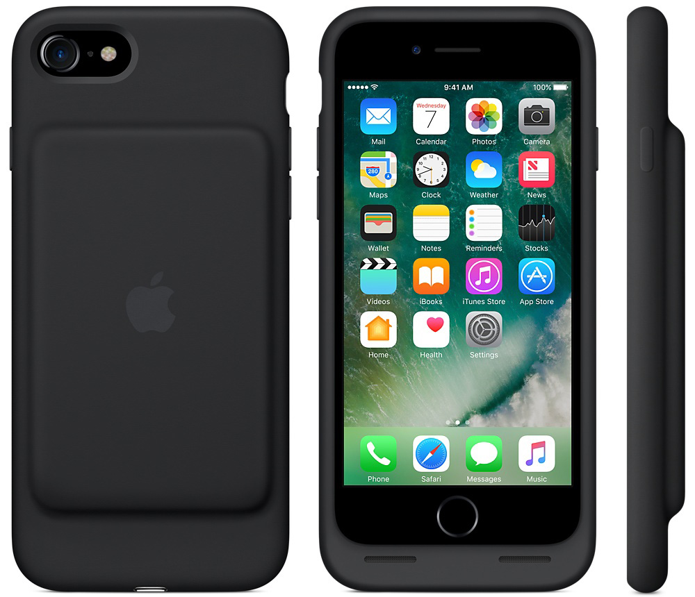 Apple Smart Battery Case (Black) - чехол-аккумулятор для iPhone 7 - купить  по выгодной цене | Thecase.ru