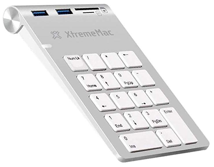 

Цифровой блок Xtrememac Numpad With Hub XM-NPHUB32-CR-SLV (Silver)