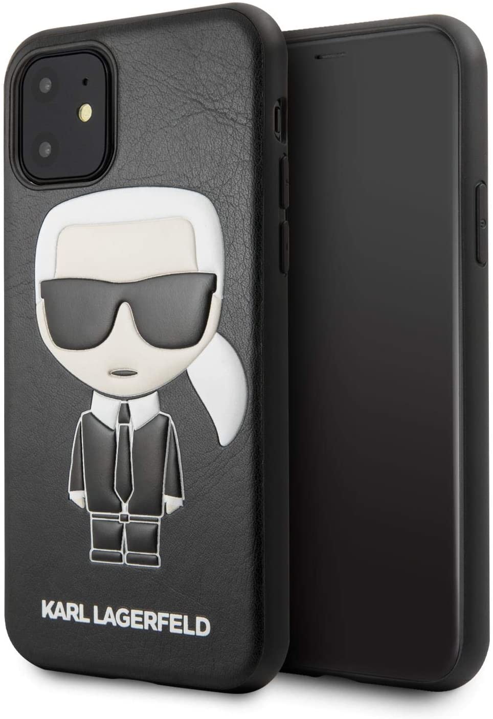 Купить чехол Karl Lagerfeld PU Leather Iconik (KLHCN61IKPUBK) для iPhone 11  (Black) в Москве в каталоге чехлов-накладок для смартфонов с доставкой.  Характеристики, цены в интернет-магазине iCover.