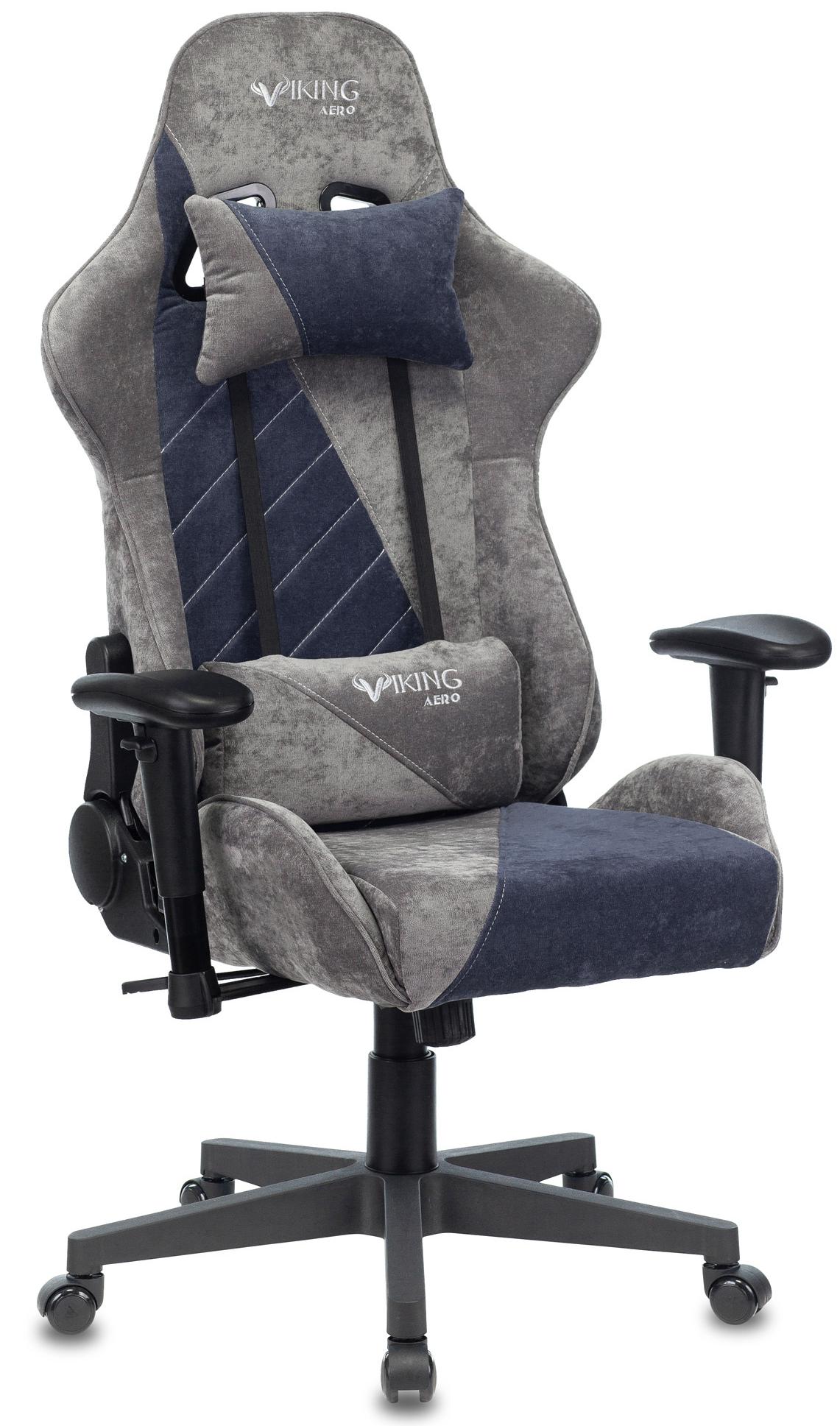 

Игровое кресло Бюрократ VIKING X Fabric (Grey/Dark Blue)