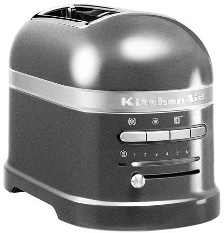 

Тостер на 2 хлебца KitchenAid Artisan 2-Slice Automatic Toaster 5KMT2204EMS (Medallion Silver)