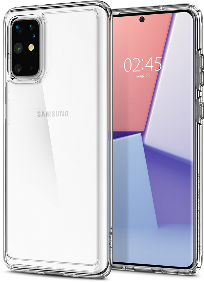 

Чехол Spigen Ultra Hybrid (ACS00755) для Samsung Galaxy S20 Plus (Clear), Ultra Hybrid