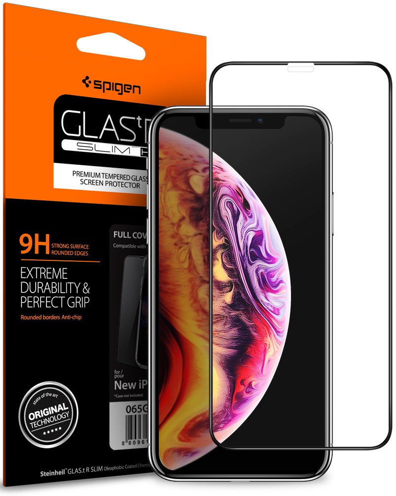 

Защитное стекло Spigen Glas.tR SLIM Full Cover (064GL25233) для iPhone 11/XR (Black)