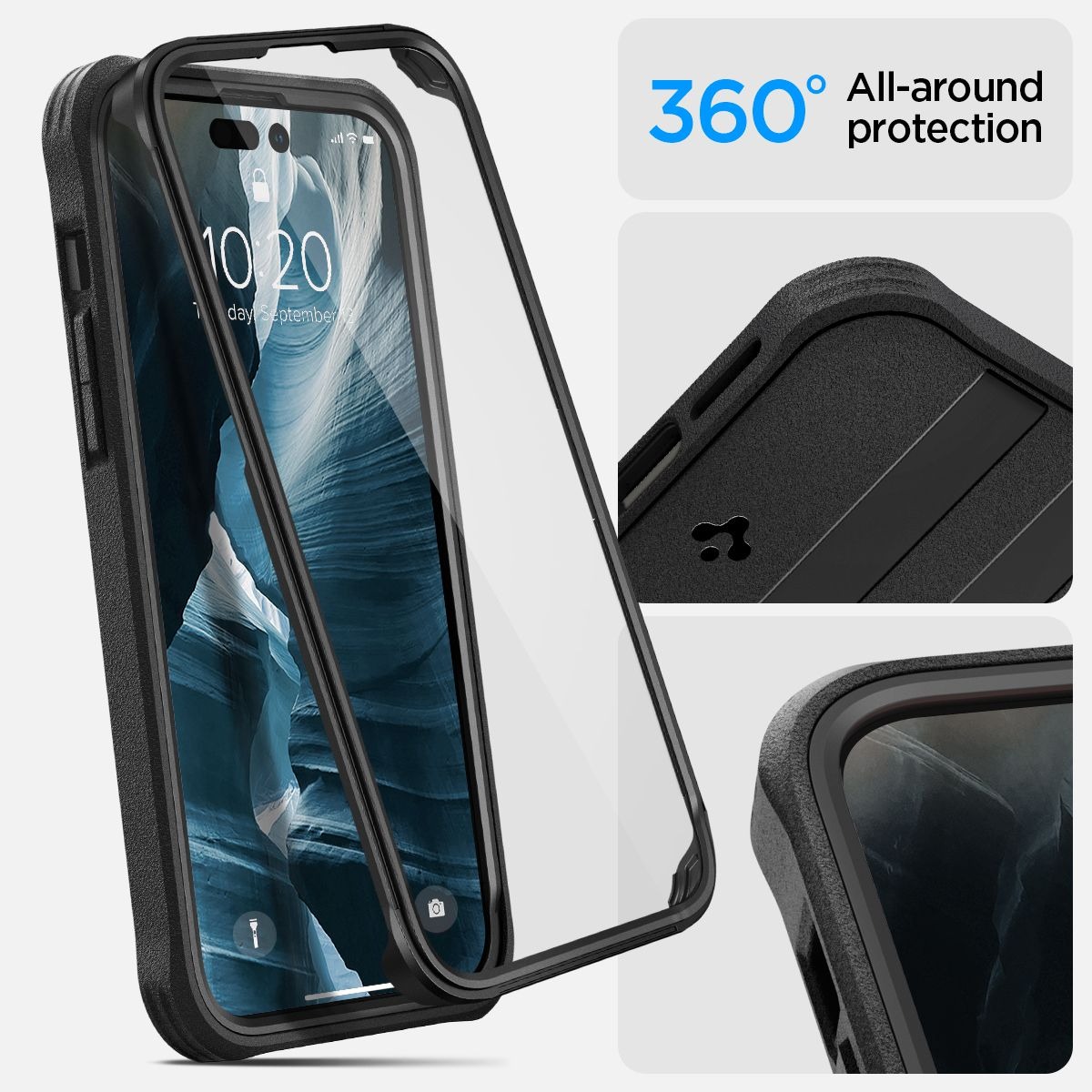 Купить чехол Spigen Geo Armor 360 Mag (ACS04852) для iPhone 14 Pro Max  (Black) в Москве в каталоге противоударные чехлов для смартфонов с  доставкой. Характеристики, цены в интернет-магазине iCover.