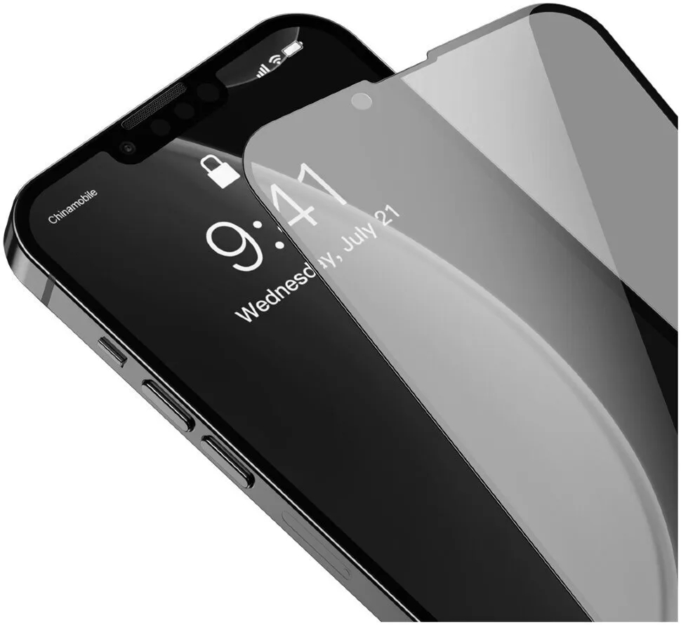 Купить защитное стекло Baseus Curved Crack-resistant Anti-spy 0.23  (SGQP020401) для iPhone 13/13 Pro (Black) в Москве в каталоге защитных  стекол для телефонов с доставкой. Характеристики, цены в интернет-магазине  iCover.