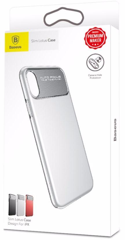 

Чехол Baseus Slim Lotus Case (WIAPIPHX-QF02) для Apple iPhone X (White)