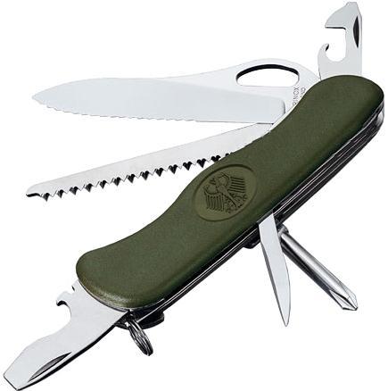 

Нож перочинный Victorinox Military One Hand 0.8461.MW4DE (Green)