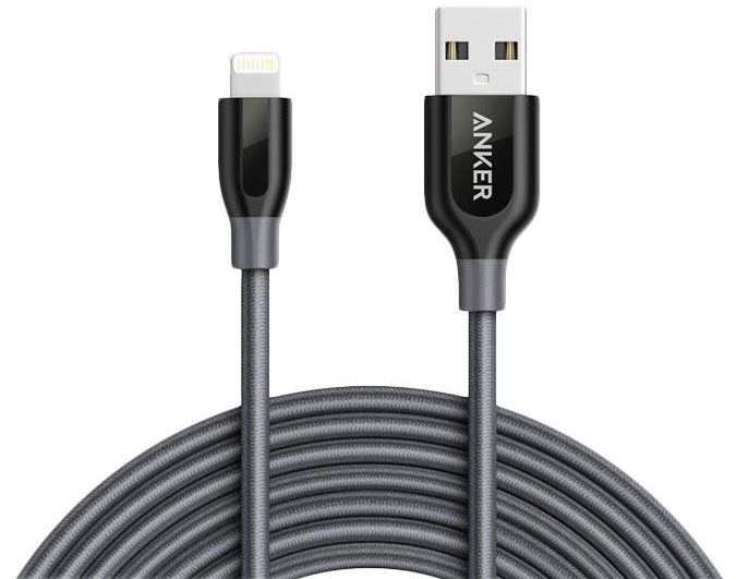 

Кабель для iPod, iPhone, iPad Anker PowerLine+ 3 m (A8123HA1) Lightning to USB (Grey)