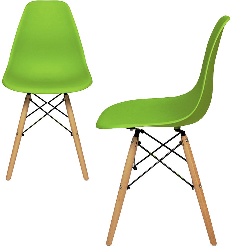 Комплект стульев RIDBERG DSW EAMES 4 шт. (Green) купить в интернет-магазине icover