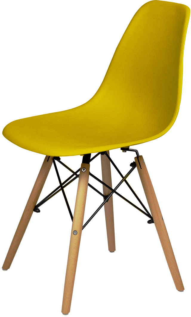 Комплект стульев RIDBERG DSW EAMES 4 шт. (Yellow) купить в интернет-магазине icover