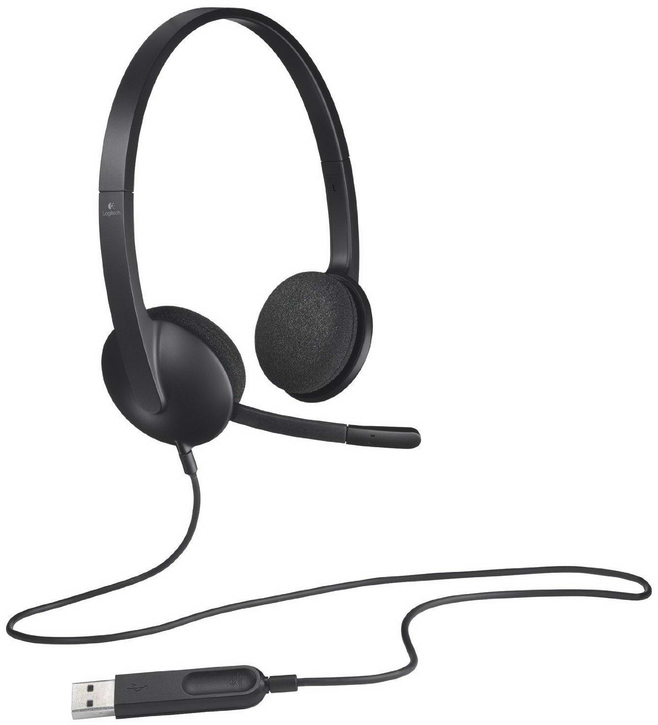 

Наушники с микрофоном Logitech H340 981-000475 (Black)