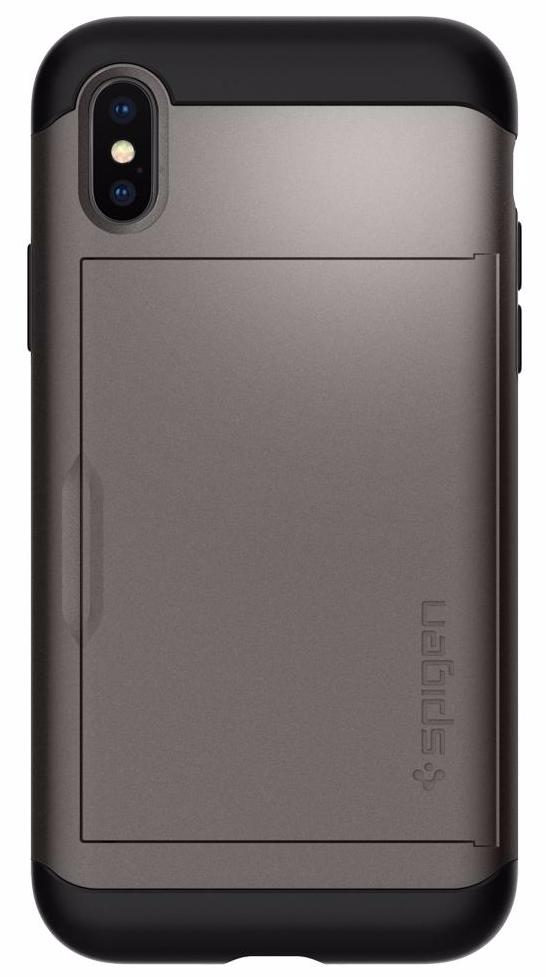 

Чехол Spigen Slim Armor CS (057CS22156) для Apple iPhone X (Gunmetal)