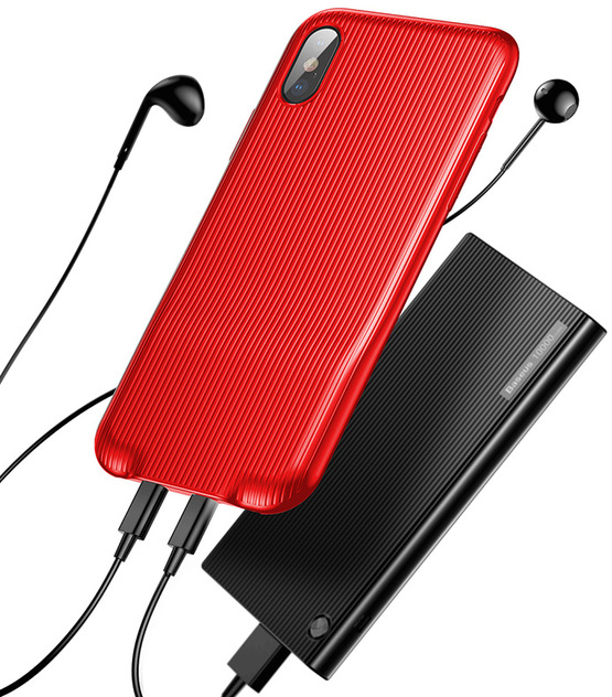 

Чехол Baseus Audio (WIAPIPHX-VI09) для Apple iPhone X (Red), Audio