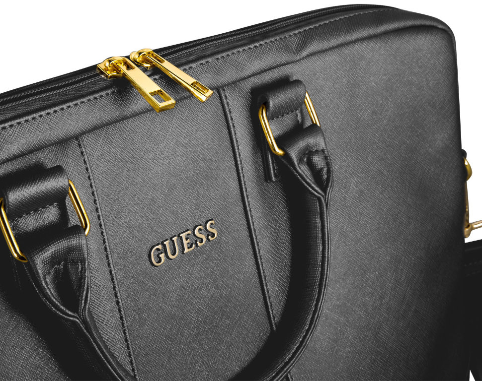 Сумка Guess Saffiano (GUCB15TBK) для ноутбука 15" (Black) купить в интернет-магазине icover