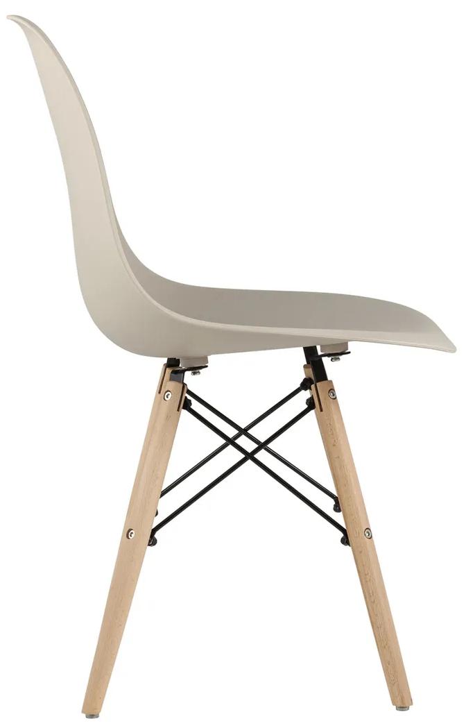 Комплект стульев RIDBERG DSW EAMES 4 шт. (Beige) купить в интернет-магазине icover