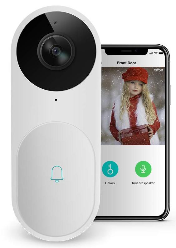 

Умный дверной звонок Netvue Belle A.I. Doorbell (White)