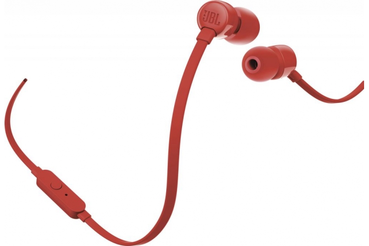 Наушники с микрофоном JBL T110 (Red) купить в интернет-магазине icover