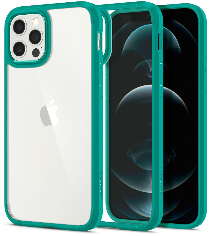 Купить чехол Spigen Crystal Hybrid (ACS01522) для iPhone 12/12 Pro (Mint) в  Москве в каталоге чехлов-накладок для смартфонов с доставкой.  Характеристики, цены в интернет-магазине iCover.