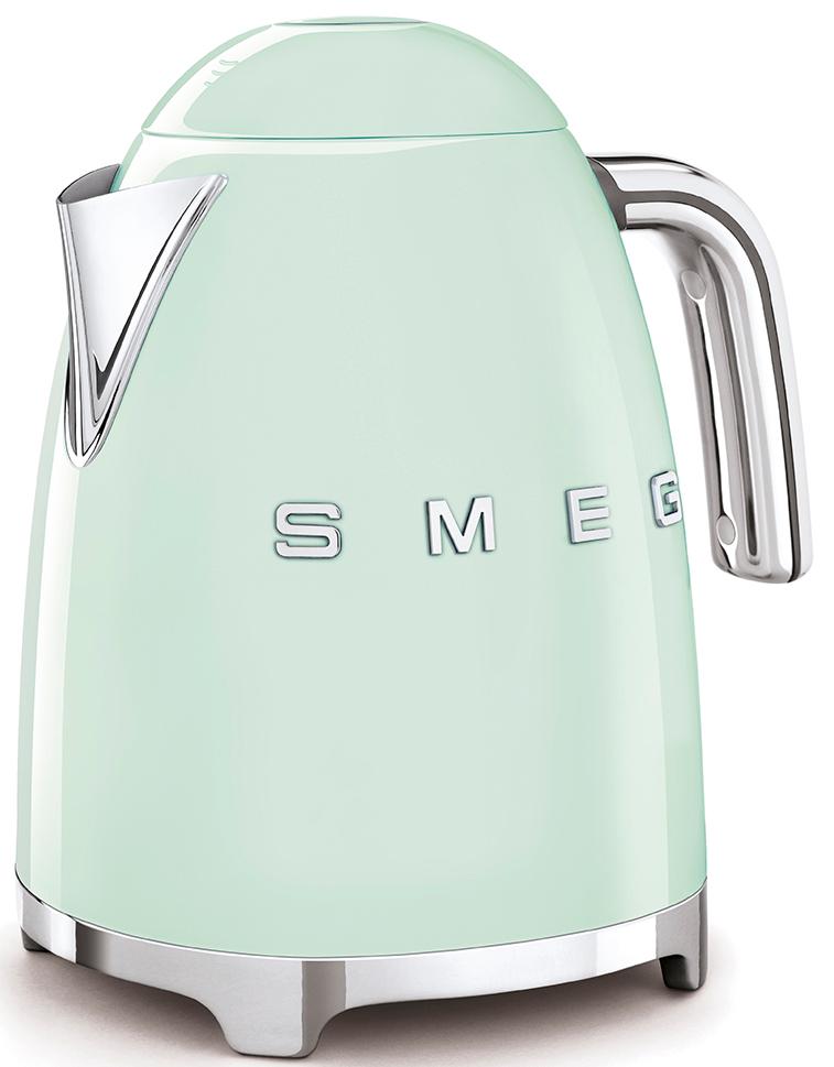 Электрический чайник Smeg KLF03PGEU (Pastel Green) купить в интернет-магазине icover