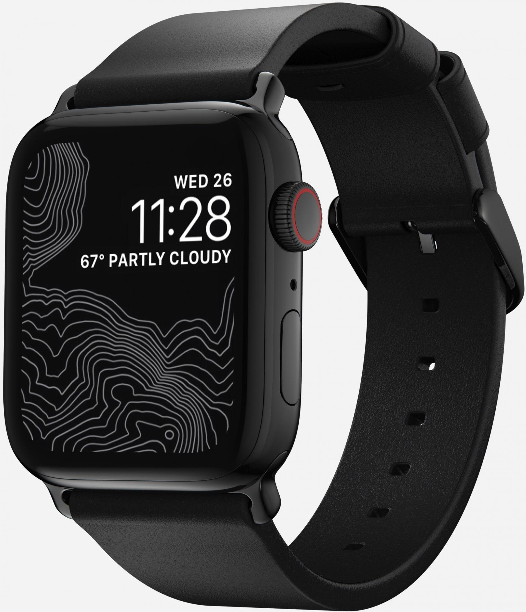 

Ремешок Nomad Modern Slim Strap (NM10J1B000) для Apple Watch 38/40 mm (Black)