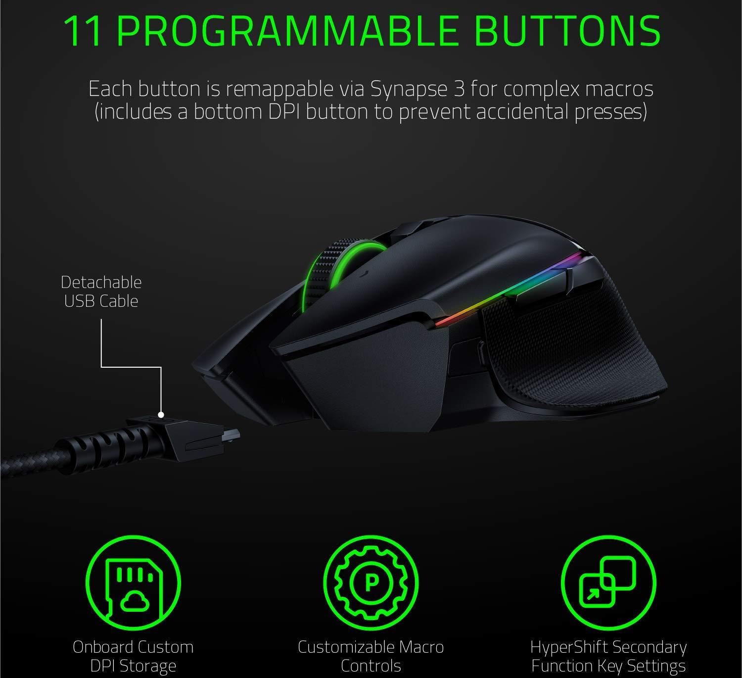 Игровая мышь Razer Basilisk Ultimate RZ01-03170100-R3G1 (Black) купить в интернет-магазине icover